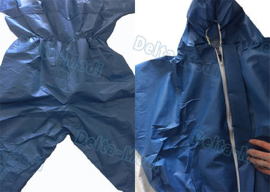 通気性のSFの非編まれた使い捨て可能な保護つなぎ服のEalsticのウエストの多サイズ