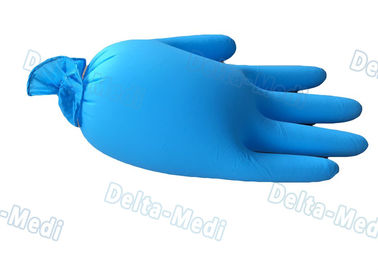 無害で使い捨て可能な医学の手袋、好感の青い色のビニールの検査の手袋