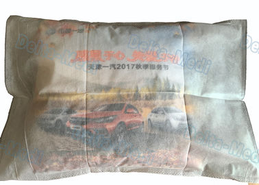 防水医学の枕カバー、非編まれた白く使い捨て可能な枕カバー