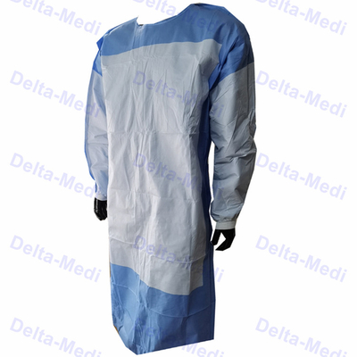 外科のために医学SMMS SMMMSのレベル3の手術衣の使い捨て可能な青
