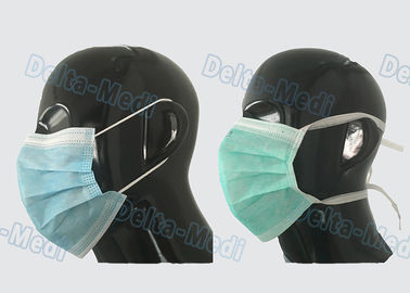 快適な病院の使い捨て可能なマスクのEarloopのタイプ抵抗3つの層の液体