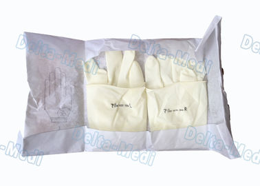 病院のための生殖不能の乳液の使い捨て可能な外科手袋の粉の自由で白い色