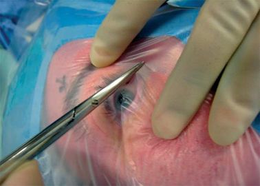 目/眼の使い捨て可能な生殖不能の外科は液体のコレクションの袋が付いている切り傷のフィルムとおおいます