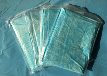 青い色の使い捨て可能な医学シート、医学のシーツ40 - 100gsm