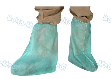 PPのポリプロピレンの使い捨て可能な靴は膝に足首の上の反塵を覆います