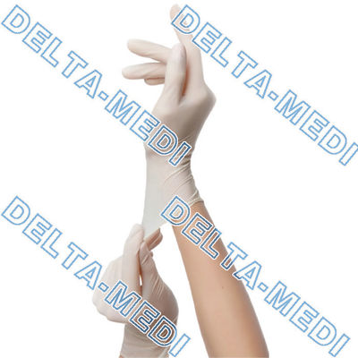 Homecieのための白いAmbidextrous乳液の外科手袋