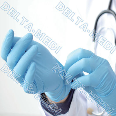 ビーズの袖口ヘルスケアの産業金庫のための使い捨て可能な手の手袋