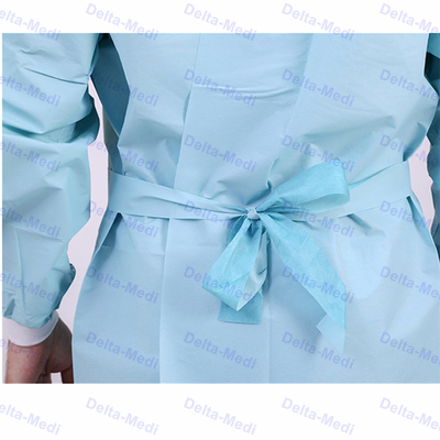 反ウイルスの訪問者の使い捨て可能な手術衣の防水病院のスーツのニットの袖口