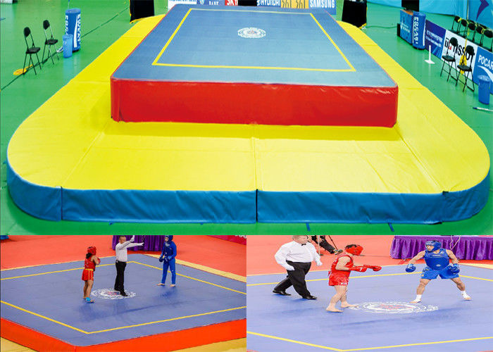 Wushuのプラットホームの体操の訓練のマットの競争のSandaの耐久のマット